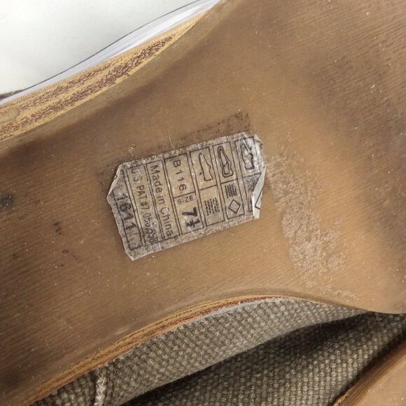 Blowfish Malibu Womens Balla Sandal 7.5 Gladiator Zip Buckle Open Toe Canvas - Picture 11 of 12